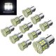 thumbnail image 1 of Bombillas LED Efoxcity 1156, paquete de 10 unidades, 12 V, 650 lúmenes, blancas, para coche, 1 of 7