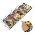 thumbnail image 2 of Ryvnso Colorful Flower Hallway Runner Rugs Floor Carpet Non Slip Entryway Mat 2' x 6', 2 of 7
