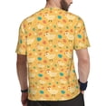 thumbnail image 2 of Wukai Flowe Chicken Print Men's Short-Sleeved Mesh T-Shirt,Quick-Dry Short Sleeve Workout T-Shirt-X-Large, 2 of 8