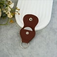 thumbnail image 4 of COM1950s Guitar Pick Holder Keychain,Leather Pouch for Picks and Coins,Compact and Lightweight Accessory for Musicians, 4 of 7
