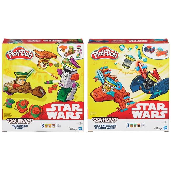 PlayDoh Star Wars Vehicle 2 Pack, Assorted Colors Set of 4 Walmart