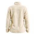 thumbnail image 6 of JUUNthy Women Fleece Jacket, Soft Fuzzy Stand Collar Zip Up Winter Warm Outerwear Coat with Pockets Purple 2XL, 6 of 13