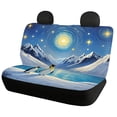 thumbnail image 1 of Uourmeti Penguin Starry Night Print Car Seat Covers Non-Slip Car Seat Covers Full Set Washable Interior Decor Breathable Fit for Truck Sedans, 1 of 5
