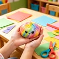 thumbnail image 5 of Giant Rainbow Dumpling Squishy Toys with Steamer Basket, Cute Bao Bun Slow Rising Stress Ball, Kawaii Sensory Fidget Squeeze Toys for K*-ids and Adults, Anxiety Relief Desk Toys, 5 of 11