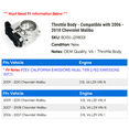 thumbnail image 2 of Throttle Body - Compatible with 2006 - 2010 Chevy Malibu 2007 2008 2009, 2 of 2