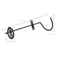 thumbnail image 2 of 6pcs Red Wine Racks Iron Wall Racks Racks Wall Wine Damess Racks (Negro), 2 of 5