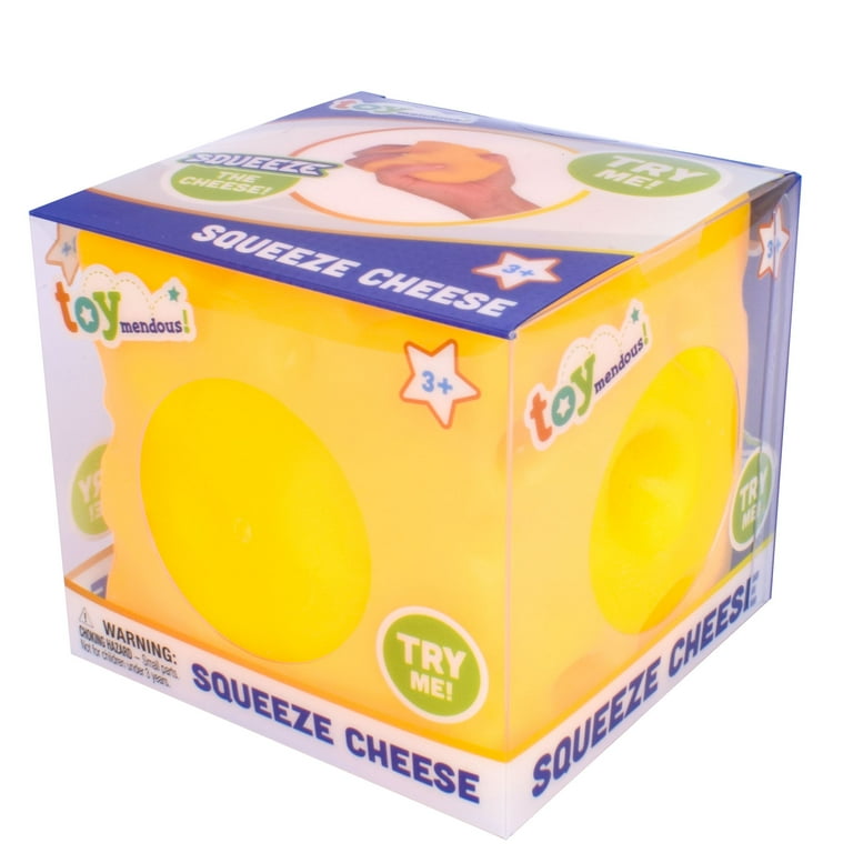 Toymendous Squeeze Cheese, Squishy Stress Toy, Children Ages