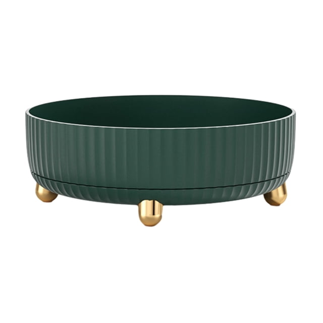 Bearachild Aspecto exquisito robusto y durable del amplio giratorio del estante del almacenamiento del ABS 360° hecho Almacenamiento y organización del hogar Verde