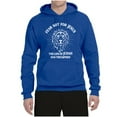 thumbnail image 2 of Wild Bobby Fear Not For Jesus The Lion Of Judah Has Triumphed Inspirational/Christian Unisex Graphic Hoodie Sweatshirt, Royal, 3X-Large, 2 of 5