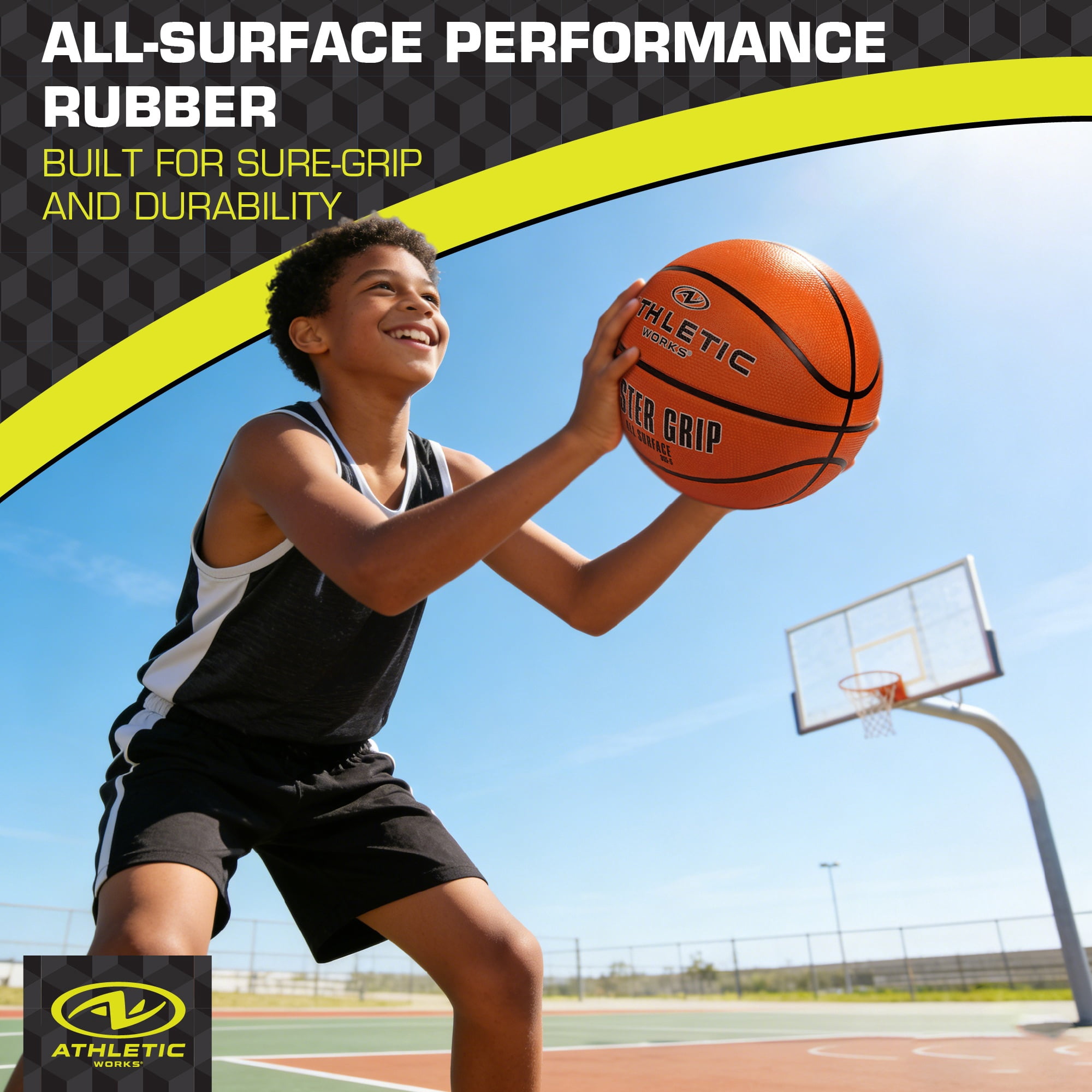 (2 pack) Athletic Works Youth Size 5 Basketball for Ages 8 and Under