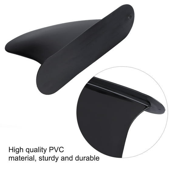 DURABLE BLACK PVC SKEG TRACKING FIN FOR KAYAKS CANOES ROWING BOATS