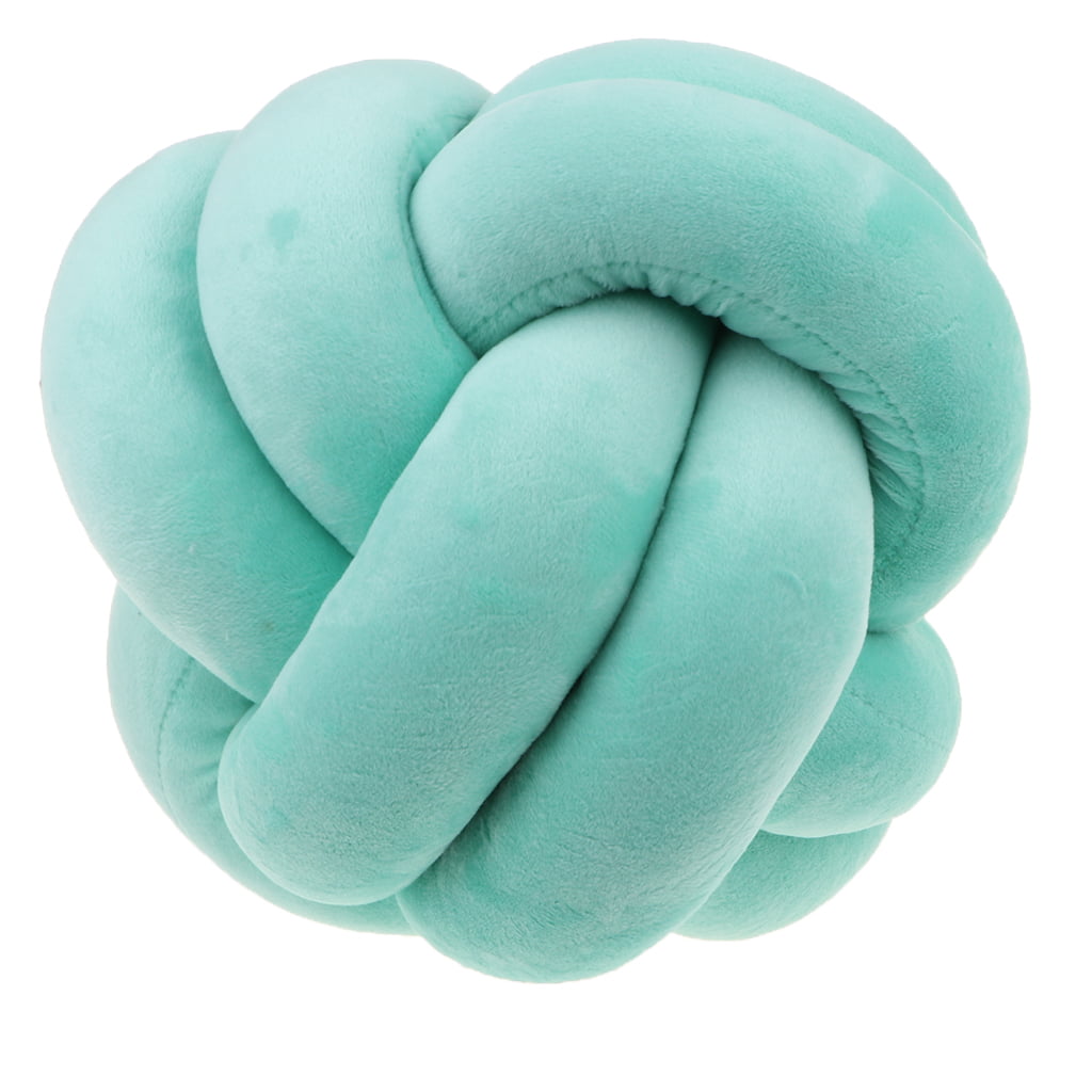 Knot Ball Weave Plush Sofa Stuffed Pillow Kids Baby Toys Soft Cushion Room Decor 