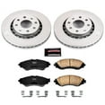 thumbnail image 2 of PowerStop Front Geomet Coated Brake Rotor and Pad Kit Fits: CHEVROLET PONTIAC Select Models CRK5893, 2 of 5