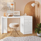 thumbnail image 4 of Tocador Vanity Con Espejo Bertolini Deseo Mesa de Maquillaje Color Blanco, 4 of 6