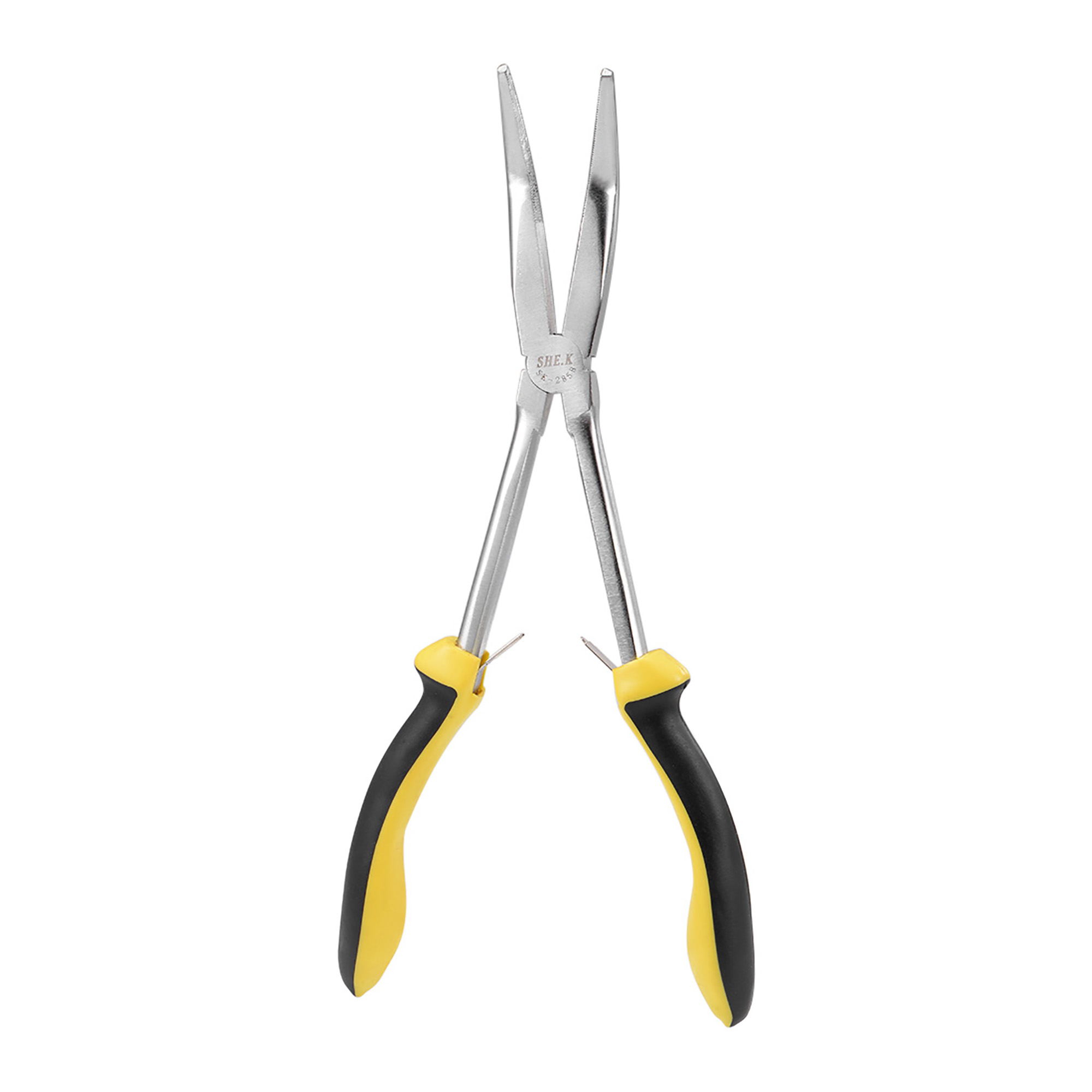 Bent Long Nose Pliers 11Inch Long Reach Plier from ChromeVanadium Steel