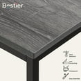 thumbnail image 3 of Bestier Computer 32 Inch Modern Mini Office Desk with Storage Bag, Grey, 3 of 7