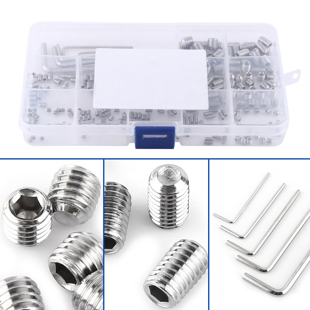 Vis Sans Tête M5 X 6 Mm – 25 Pièces, Pointe Cône, Inox
