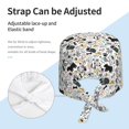 thumbnail image 3 of Xecao Puppy Print Men Women Adjustable Working Cap with Button Unisex Hats Sweatband, 3 of 7