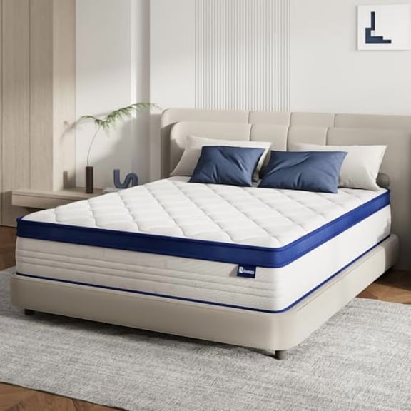 AVENCO KING MATTRESS|HYBRID KING SIZE MATTRESS IN A BOX 12 INCH KING MATTRESS