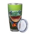 thumbnail image 2 of Goofa Tree Frog for 20 oz Skinny Tumbler Stainless Steel Coffee Mug Slim Vacuum Insulated Travel Cup Car Cup-Straw Three-piece Set, 2 of 8