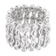 thumbnail image 5 of 1 pieza de pulsera de doble propósito, anillo elástico femenino, pulsera de plata, joyería de mano, 5 of 7