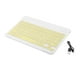 thumbnail image 1 of Teclado Bluetooth 5 Perfke Japonés Tamaño Completo Amarillo, 1 of 9