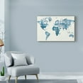 thumbnail image 3 of Trademark Fine Art 'Kanari Map Indigo' Canvas Art by Melissa Averinos, 3 of 3