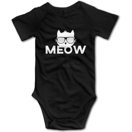 

Cats Meow Baby Climbing Playsuit Outfit Clothes Infant Cartoon Bodysuit