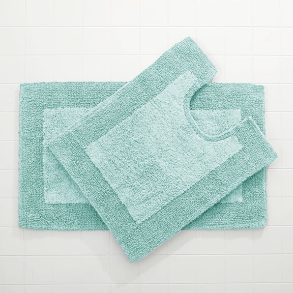 BrylaneHome BH Studio 2 Piece Reversible Bath Rug Set