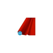 Amscan Plastic Jumbo Table Roll, 40" x 250', Apple Red