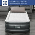 thumbnail image 4 of Sealy 94053E-BW Tritech 18 Inch Inflatable Mattress Twin Airbed w/ Pump, 4 of 13