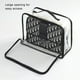 thumbnail image 3 of Bolsa de almacenamiento Wosthever Armario transparente a prueba de polvo Funda protectora impermeable Negro S, 3 of 6