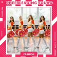 thumbnail image 5 of LINLIN 4 PCS Metallic Cheerleading Pom Pom for Team Spirit Sports Dance Cheering Kids Adults, 5 of 7
