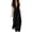 Black, variant on Women's Halter Jumpsuit, Sleeveless With Lace Waist Cincher, Wide Leg One-Piece For Elegant Summer & Party Look White Xs