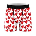 thumbnail image 1 of Valentine's Day Men's Novel Digital Printing Breathable Close Fitting Comfortable Boxers, 1 of 9