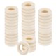 thumbnail image 1 of Uxcell 100-Pack Anillas de Madera Sin Terminar, Anillas de Madera Natural de 25 mm para Fabricación de Joyería de Macramé/Manualidades de Bricolaje, 1 of 1