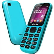 BLU Jenny T172 16 MB Feature Phone, 1.8" LCD160 x 128, 2G, Blue