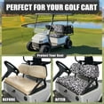 thumbnail image 5 of Psesaysky Golf Cart Seat Covers for Club Car Front and Rear Seat Cushion, Grey Leopard Universal Fit for Women Men Ezgo Golf Cart Accessories, Breathable & Easy to Clean, 5 of 8