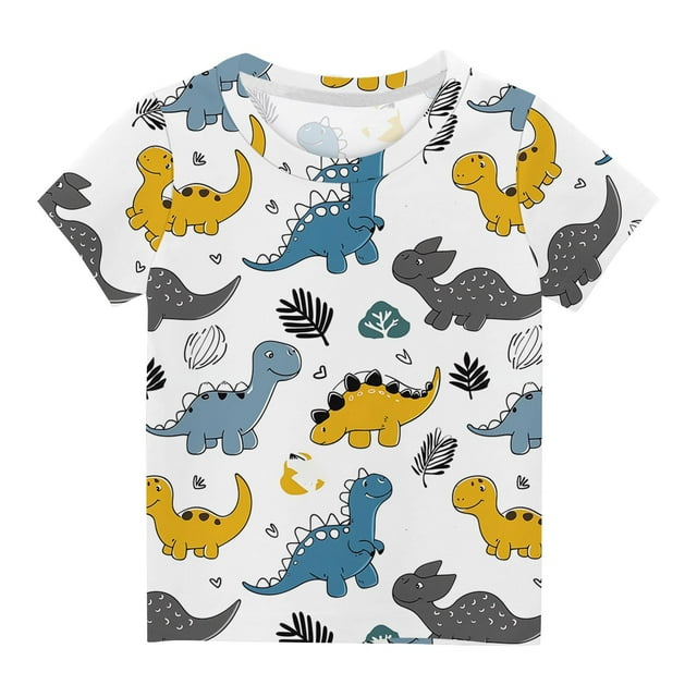 LSLJS Shirts pour Enfants T-Shirt Graphique à Manches Courtes Col Rond Crop Top pour 3-14 Ans Filles et Garçon T-Shirt Tee Vêtements d'Été Vêtements pour Enfants à la Mode 2024