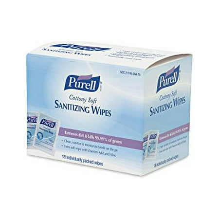 Purell Cottony Soft Sanitizing Wipes 18 ea
