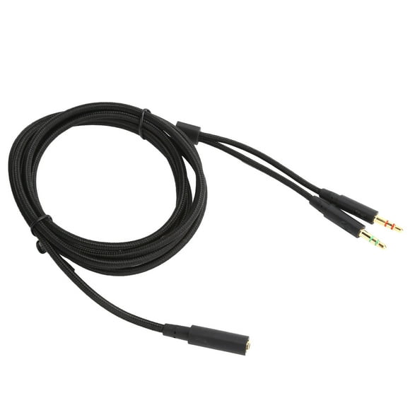 Lishi 2-in-1 Audio Adapter Cable for Kingston HyperX Cloud Stinger/Cloud Mix/Cloud Alpha