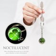 thumbnail image 3 of Miangastore Key Ring Decor Metal Four Leaf Key Charms Gifting Occasions 3Pcs 3.14X0.79X0.79in, 3 of 9