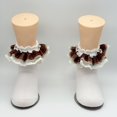 thumbnail image 5 of Miaouyo Toddler Girl Ruffles Ankle Socks Stretchy Breathable Plaid Lace Dress Socks, 5 of 9