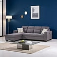 thumbnail image 1 of Cosmic Homes Caprii Sectional Sofa with Built-In USB Charging Ports & Storage Chaise, 1 of 6