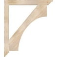thumbnail image 3 of Ekena Millwork 3 1/2"W x 36"D x 42"H Westlake Traditional Smooth Bracket, Douglas Fir, 3 of 4
