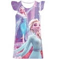 thumbnail image 1 of Disfraz de dibujos animados para niñas, vestido de Frozen de Disney, vestido de princesa de verano para niños, ropa de fiesta de cumpleaños para niños 7T Gao Jinjia LED, 1 of 2