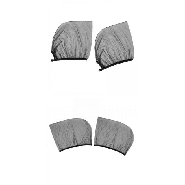 4 Uds. Parasol De Malla Para Ventana De Coche, Bloqueador Solar, Para Ventana Delantera Y Trasera