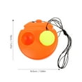 thumbnail image 2 of OULII 1Set Tennis Trainer Rebound Ball Orange Plastic Tennis Training Equipment for Practicing, 2 of 8