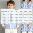 thumbnail image 3 of Teen Clothes Fashion Turndown Collar Button Down Shirt Long Sleeve Basic Uniform Shirts for Boys Size 4-18, 3 of 7