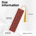 thumbnail image 3 of Kdxio Tomato Print Metal Tassel Bookmarks,Perfect Gift for Art Lovers and Bookworms Metal Bookmarks for Women, 3 of 8